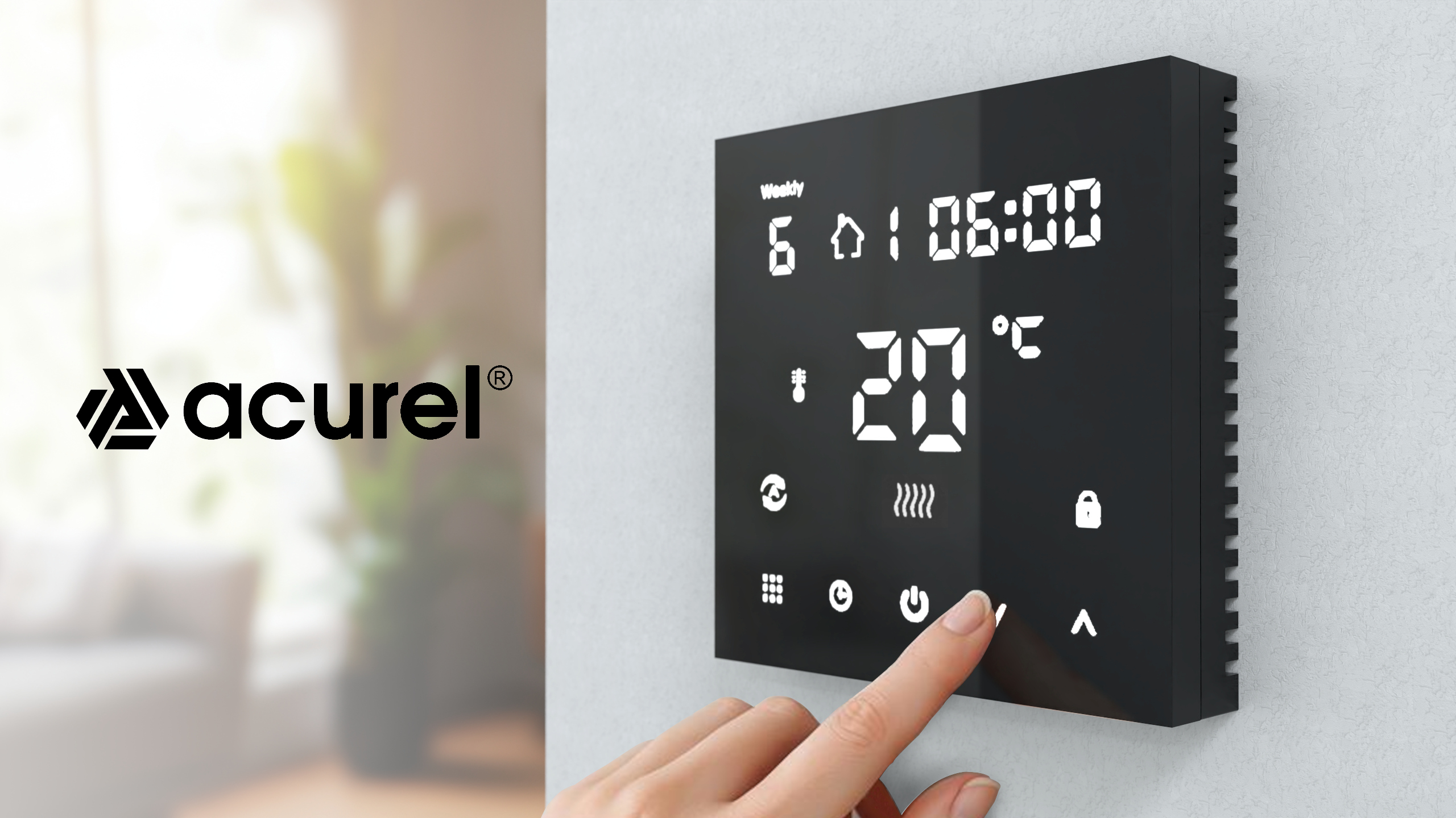 Zestaw sterowania ogrzewaniem podłogowym – 1 strefa (AD117-P + 1x AD148C) 11._AC-TWS200B_na_scianie_001