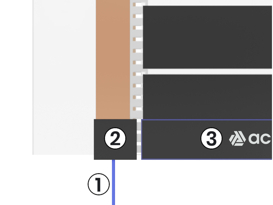Elementy połączenia folii grzewczej