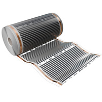 Folia grzewcza AC-305TL szer. 50cm 80W/m² z termostatem AD141C - Zestaw 15m²