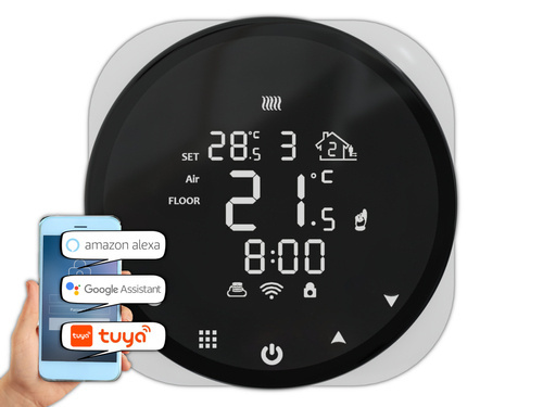 Termostat elektroniczny programowalny AD136 WiFi