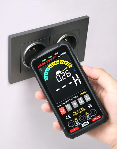 Multimetr Live RMS NCV + fukcja latarki HT126B