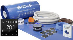 Folia grzewcza Acurel AC305P 5m² szer. 50cm 220W/m² z termostatem WiFi AD122C