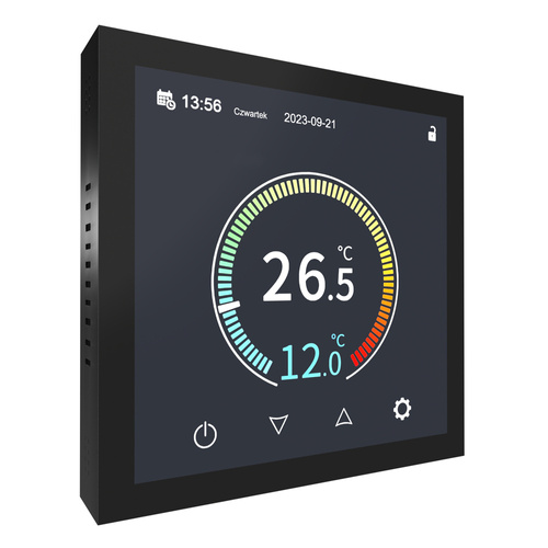 Termostat elektroniczny programowalny AC-TE001B POLSKIE MENU