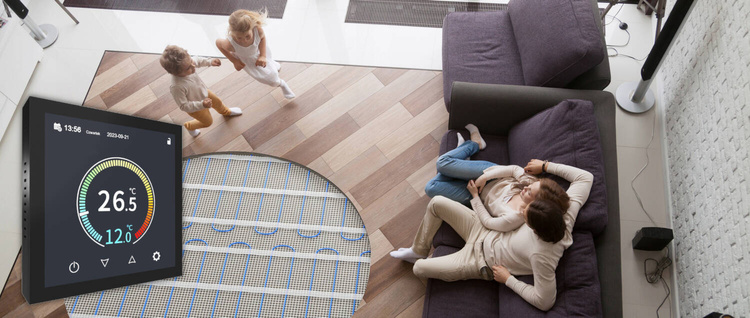 Termostat elektroniczny programowalny AC-TE001B POLSKIE MENU