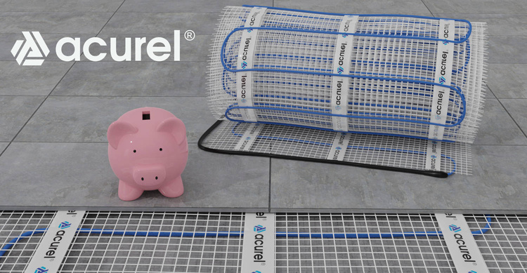 Mata grzewcza Acurel AC-MAT 4,5m² szer. 50cm 160W/m² z termostatem AD137C-WIFI