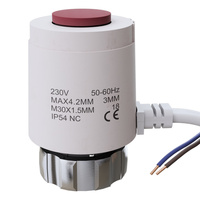 Siłownik termoelektryczny termiczny 230V NC M30x1.5 - 6 sztuki