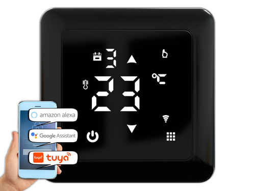 Termostat elektroniczny programowalny AD137C WiFi