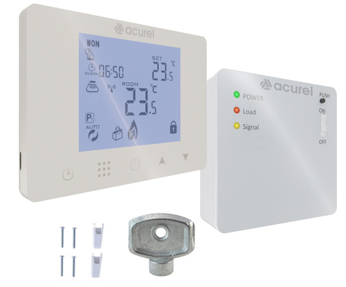 Sterownik pokojowy – beznapięciowy regulator do kotłów gazowych, pellet, ekogroszek