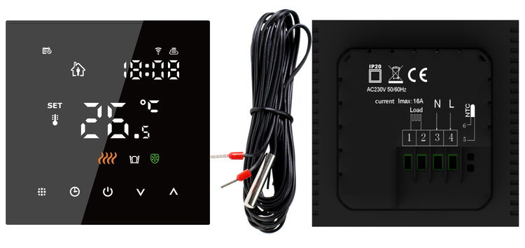 Folia grzewcza AC-305TM szer. 50cm 140W/m² z termostatem AC-TE200B-WIFI - Zestaw 7m²