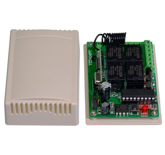 Radiolinia 4 kanały sterowanie + pilot natynkowy 1 kanał