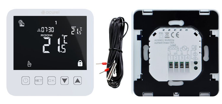 Folia grzewcza AC-310TL szer. 100cm 80W/m² z termostatem AD121 - Zestaw 33m²