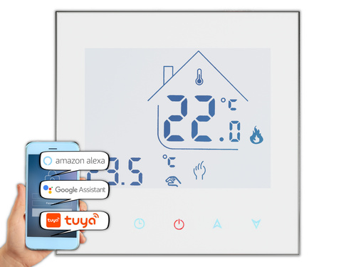 Termostat elektroniczny programowalny AD134 WiFi