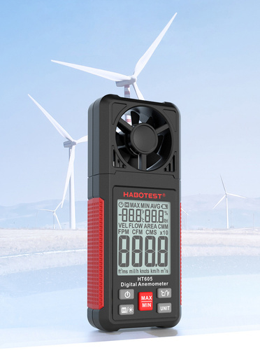 Anemometr Wiatromierz, Miernik Przepływu Powietrza HT605