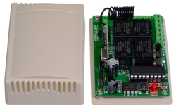 Radiolinia 4 kanały sterowanie + pilot natynkowy 1 kanał