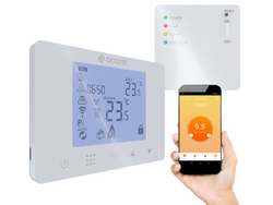 Sterownik pokojowy WiFi – beznapięciowy regulator do kotłów gazowych, pellet, ekogroszek