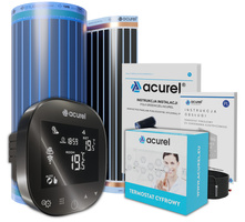 Folia grzewcza Acurel AC310T 9m² szer. 100cm 140W/m² z termostatem WiFi AD101C