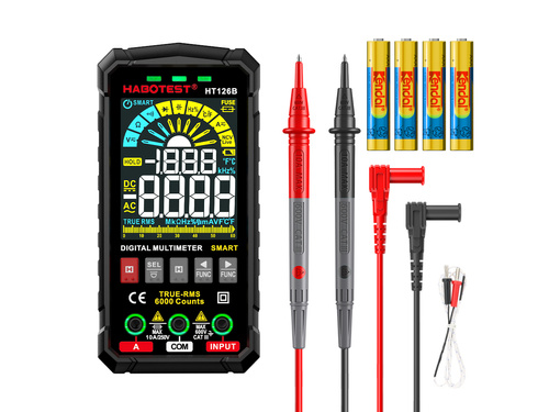 Multimetr Live RMS NCV + fukcja latarki HT126B