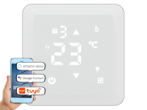Termostat elektroniczny programowalny AD137 WiFi