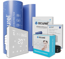 Folia grzewcza Acurel AC310P 4m² szer. 100cm 80W/m² z termostatem WiFi AD122