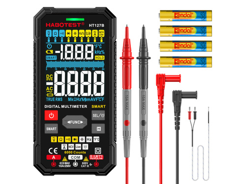 Multimetr True RMS NCV + Termopara HT127B