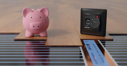 Folia grzewcza AC-310TL szer. 100cm 80W/m² z termostatem AD132B - Zestaw 19m²