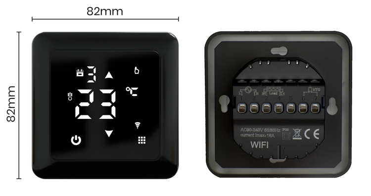 Termostat elektroniczny programowalny AD137C WiFi