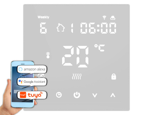 Termostat elektroniczny programowalny AC-TE200W-WIFI