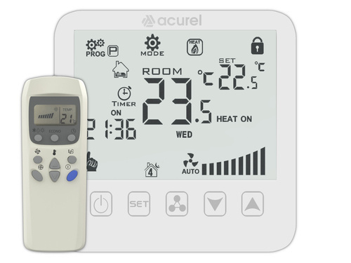 Termostat klimakonwektorów programowalny AD143-RC