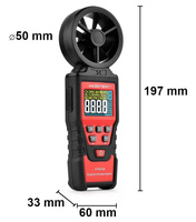 Anemometr Wiatromierz, Miernik Wiatru, Objętości HT625A