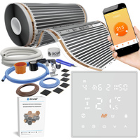Folia grzewcza AC-305TL szer. 50cm 80W/m² z termostatem AC-TE200W-WIFI - Zestaw 30m²