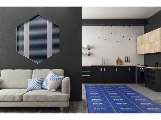 Folia grzewcza Acurel AC310P 140W/mb (140W/m²) ROLKA - 75mb