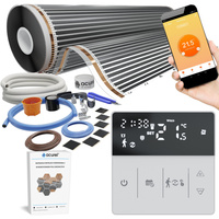 Folia grzewcza AC-310TL szer. 100cm 80W/m² z termostatem AD139C WIFI - Zestaw 2m²