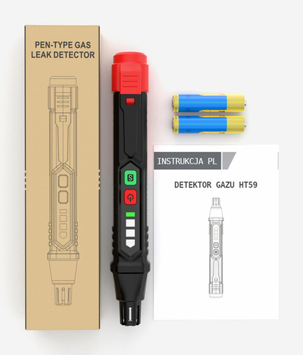 Mini detektor wycieku gazu, Metan, Propan HT59