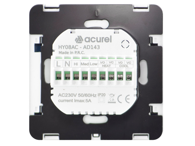 Termostat klimakonwektorów programowalny AD143-RC