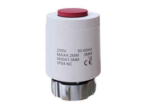 Siłownik termoelektryczny 230V NC M30x1.5 - 1 sztuka