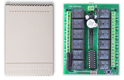 Zestaw: Radiolinia 12-kanałowa (AC-RL12) + Pilot 12-kanałowy 433 MHz