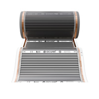 Folia grzewcza AC-305TL szer. 50cm 80W/m² z termostatem AD132 - Zestaw 3m²