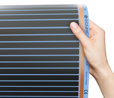 Folia grzewcza Acurel AC310T 2m² szer. 100cm 220W/m² - Zestaw pod lustro