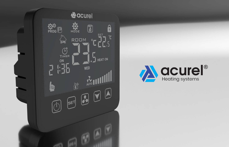 Termostat klimakonwektorów programowalny AD143C-RC