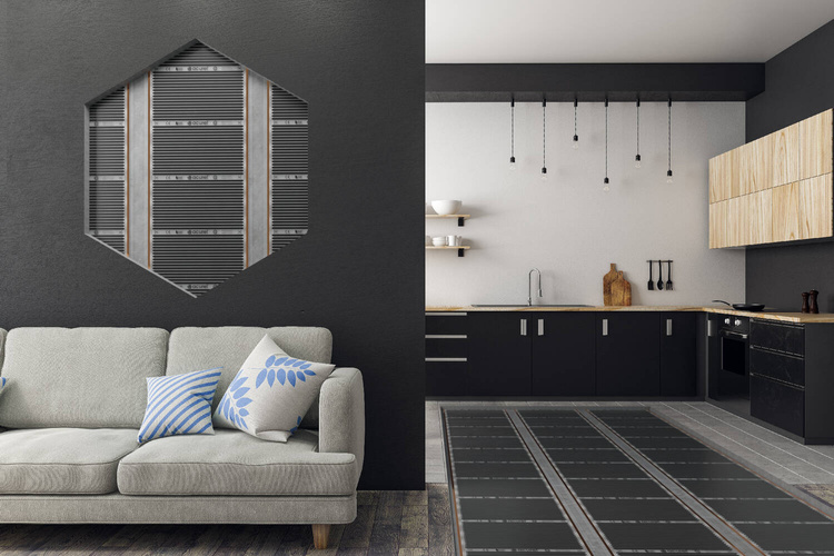 Folia grzewcza AC-305TL szer. 50 cm 40 W/mb (80 W/m²) – 1 mb