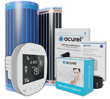 Folia grzewcza Acurel AC310T 13m² szer. 100cm 140W/m² z termostatem WiFi AD101