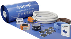 Folia grzewcza Acurel AC305P 12m² szer. 50cm 220W/m² + akcesoria montażowe