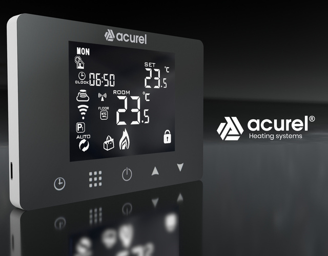 Mata grzewcza Acurel AC-MAT 12m² szer. 50cm 160W/m² z termostatem WiFi AD116C