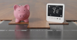 Folia grzewcza AC-305TM szer. 50cm 140W/m² z termostatem AD121 - Zestaw 21m²