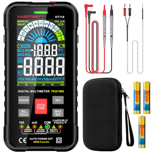 Multimetr True RMS NCV + funkcja latarki HT116