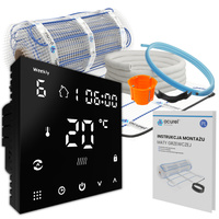 Mata grzewcza Acurel AC-MAT 1.5m² szer. 50cm 160W/m² z termostatem pokojowym AD146C