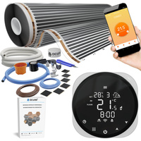 Folia grzewcza AC-310TL szer. 100cm 80W/m² z termostatem AD136 WIFI - Zestaw 37m²