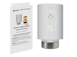 Kompletny zestaw Zigbee: 1x Głowica Termostatyczna + Gateway ZIGBEE + zasilanie
