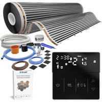 Folia grzewcza AC-310TL szer. 100cm 80W/m² z termostatem AD141C - Zestaw 28m²