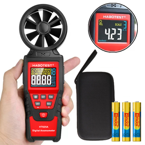 Anemometr Wiatromierz, Miernik Wiatru, Objętości HT625A